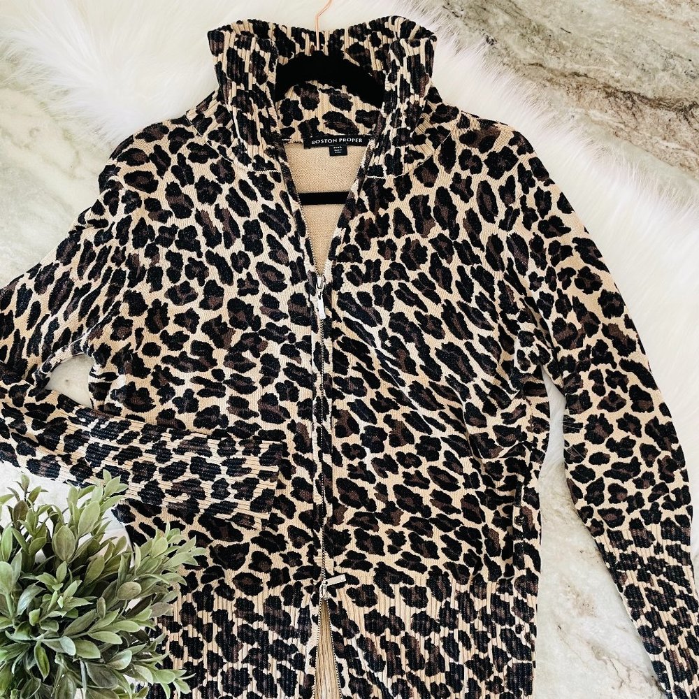 Boston Proper Full Zip Cardigan